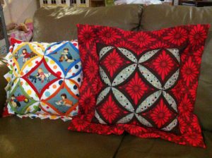 Cathedral Windows Patchwork Pattern in two colours