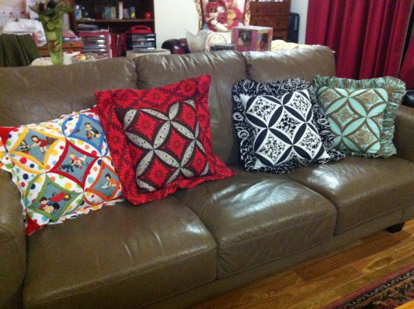 Cathedral Windows Patchwork Pattern in multiples colours