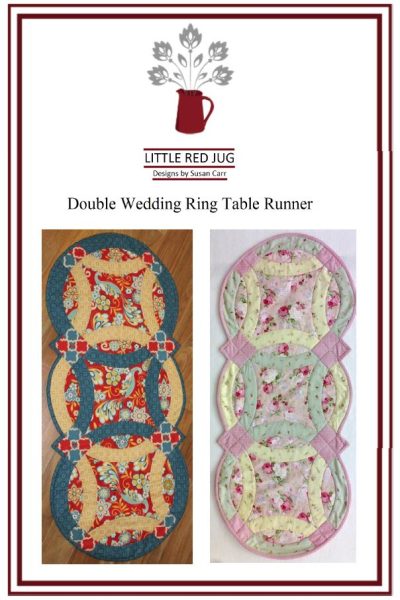 Double Wedding Ring Table Runner Patchwork Pattern