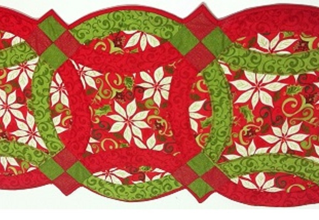 Double Wedding Ring Patchwork Work Pattern