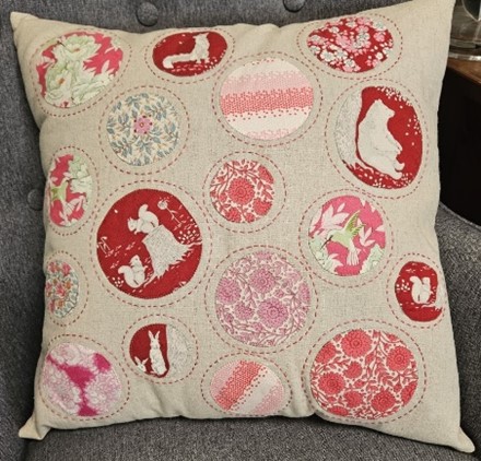 Bubbles Cushion Patchwork Pattern