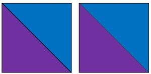 Half Square Triangle Patchwork Blocks